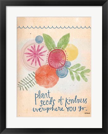 Framed Plant Seeds of Kindness Print