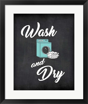 Framed Wash &amp; Dry Print