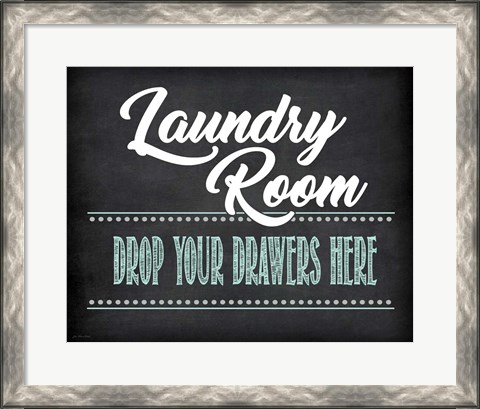 Framed Drop Your Drawers Print