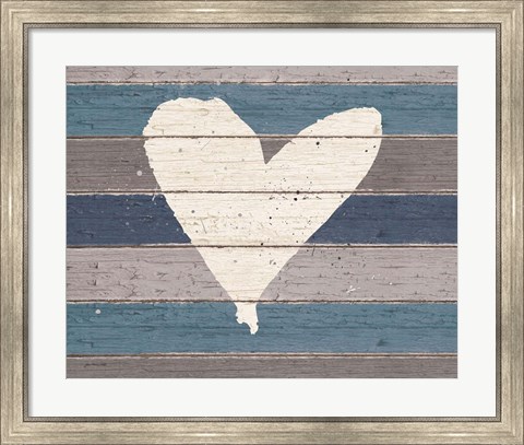Framed Country Heart Print