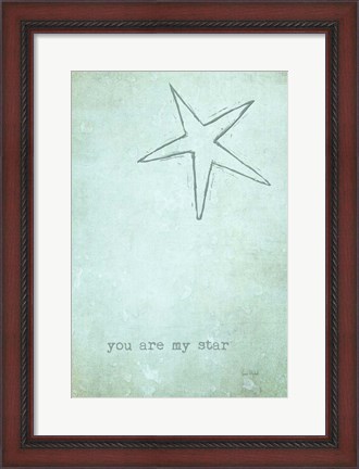 Framed You Are My Star Print