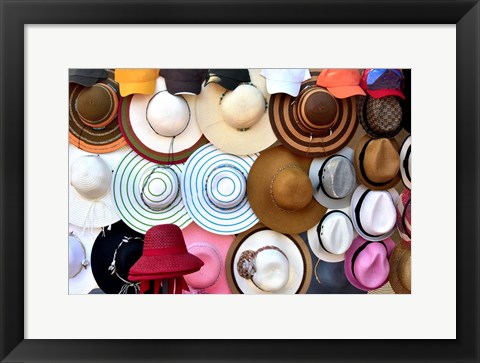 Framed Hats Hats Hats Print