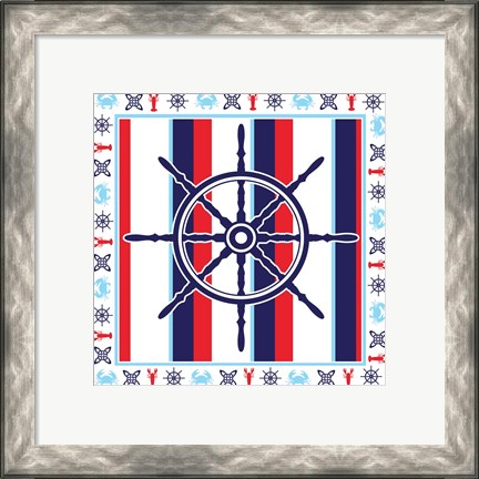 Framed Ahoy XIII Print