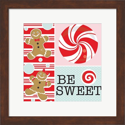 Framed Be Sweet IX Print