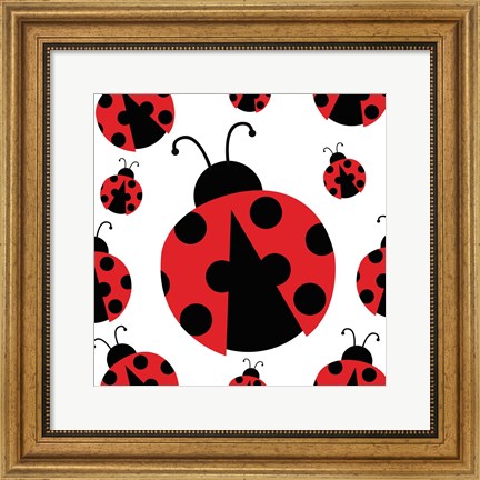 Framed Ladybug II Print