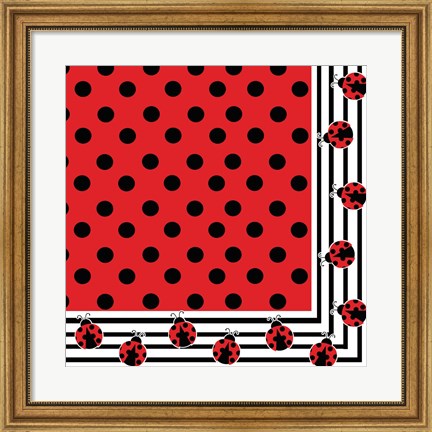 Framed Ladybug III Print