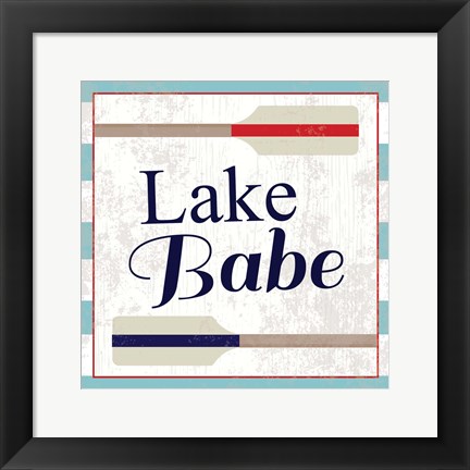 Framed Lake III Print