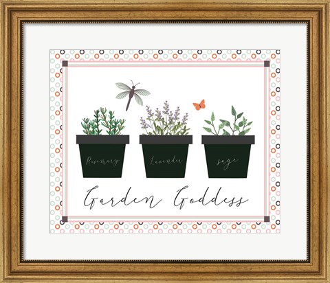 Framed Garden II Print