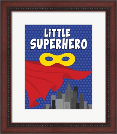 Framed Little Superhero Print