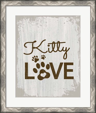 Framed Kitty Love Print