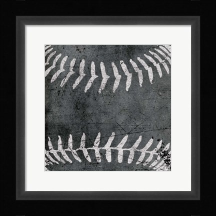 Framed Baseball Print