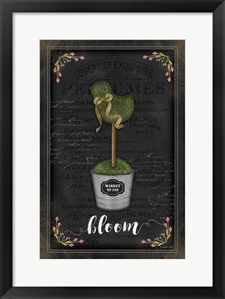 Framed Topiary Chick Print