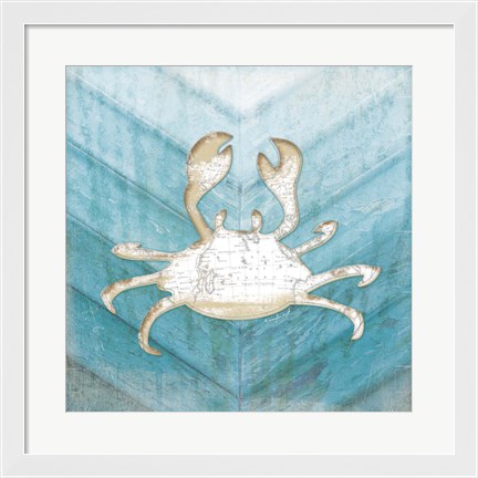 Framed Coastal Crab Print