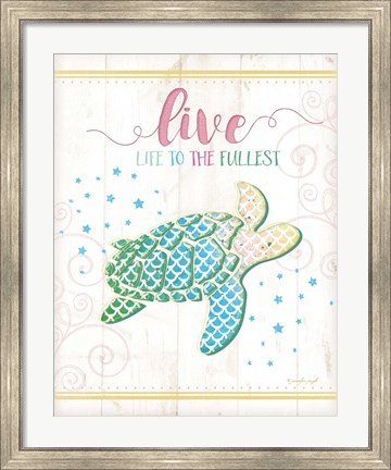 Framed Sea Turtle Print
