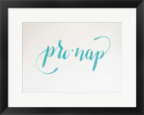 Framed Pro-Nap Print