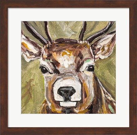 Framed Deer Print