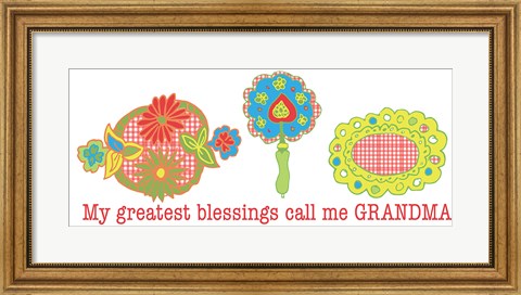 Framed Greatest Blessings Print
