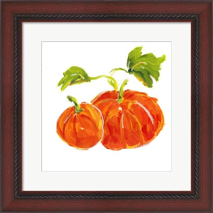 Framed Pumpkin Patch I Print