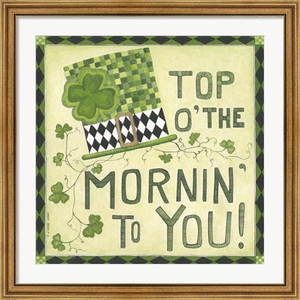 Framed Top of the Morning Print