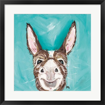Framed Mr. Donkey Print