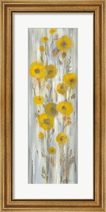 Framed Roadside Flowers II Print