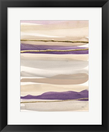 Framed Gilded Amethyst II Crop Print