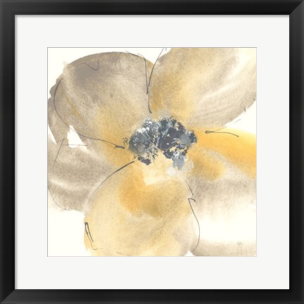 Framed Flower Tones II Print