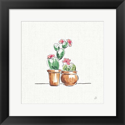 Framed Desert Bloom VII Print