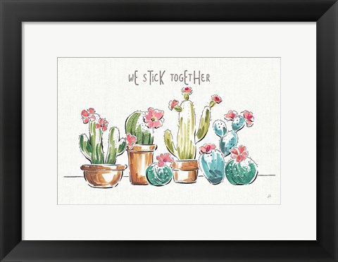 Framed Desert Bloom I Print