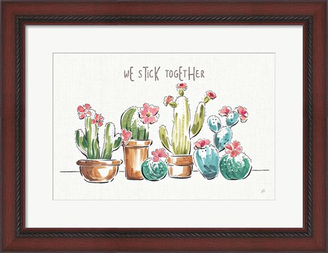 Framed Desert Bloom I Print