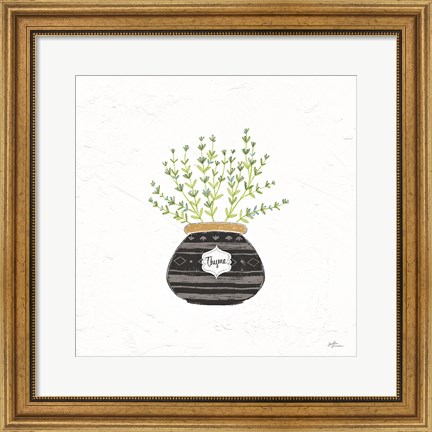 Framed Fine Herbs VI Print