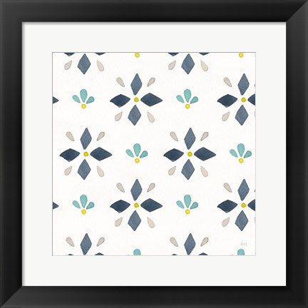 Framed Garden Getaway Pattern VA Print