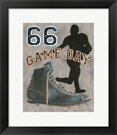 Framed Game Day II Print