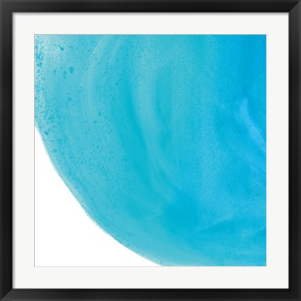 Framed Pools of Turquoise IV Print