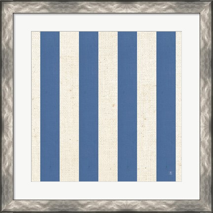Framed Blue Sky Garden Pattern VA Print