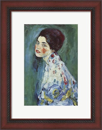 Framed Portrait of a Lady Print