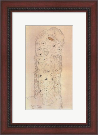 Framed Standing Pair of Lovers Print