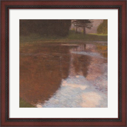 Framed Tranquil Pond Print
