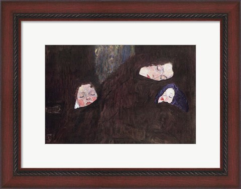 Framed Mother with Children Print