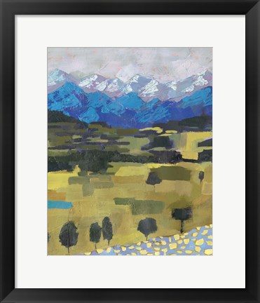 Framed Alpine Impression I Print