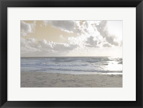 Framed Serene Sea III Print