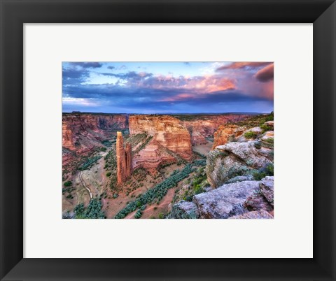 Framed Canyon View VIII Print