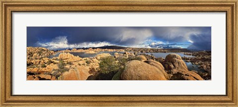 Framed Lake Canyon View IV Print