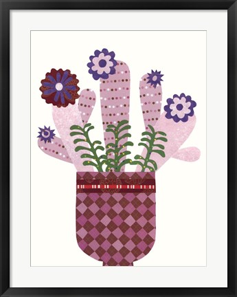 Framed Cheerful Succulent III Print
