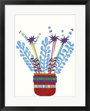 Framed Cheerful Succulent IV Print