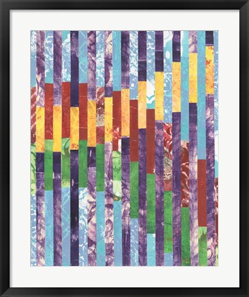 Framed Quilted Monoprints II Print