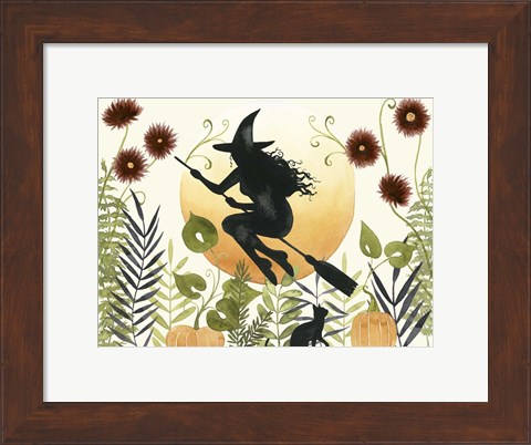 Framed Witch&#39;s Garden I Print