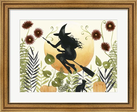 Framed Witch&#39;s Garden I Print