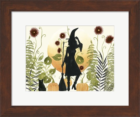 Framed Witch&#39;s Garden II Print