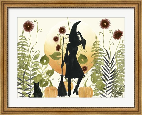 Framed Witch&#39;s Garden II Print